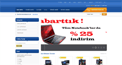 Desktop Screenshot of leptopdunyasi.com